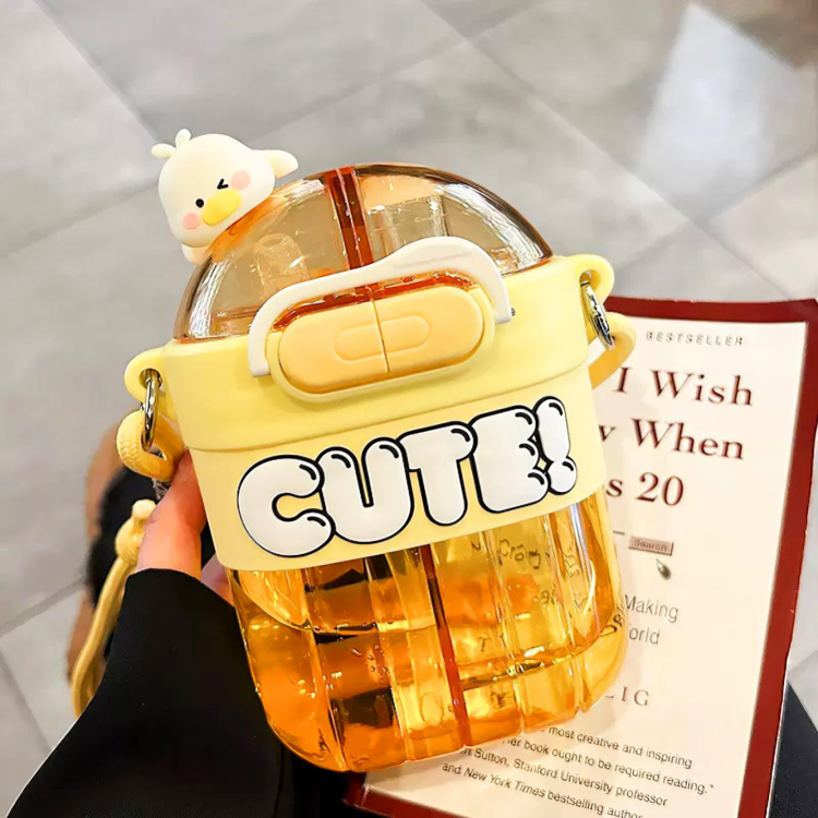 CUTE Double Sipper Bottle 700 ml