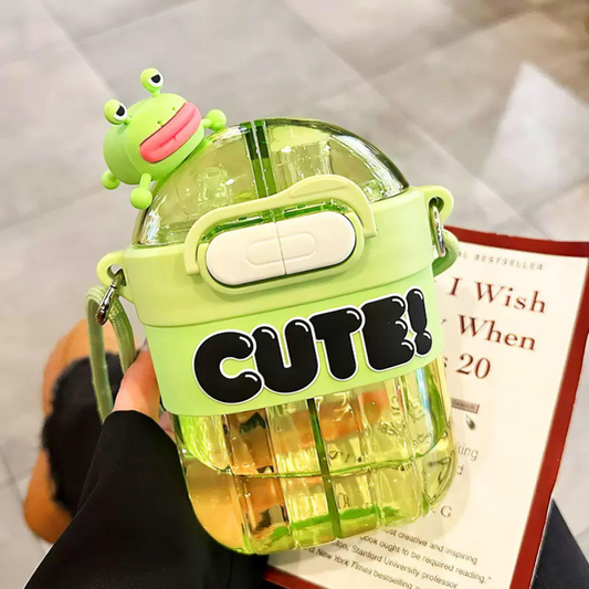 CUTE Double Sipper Bottle 700 ml