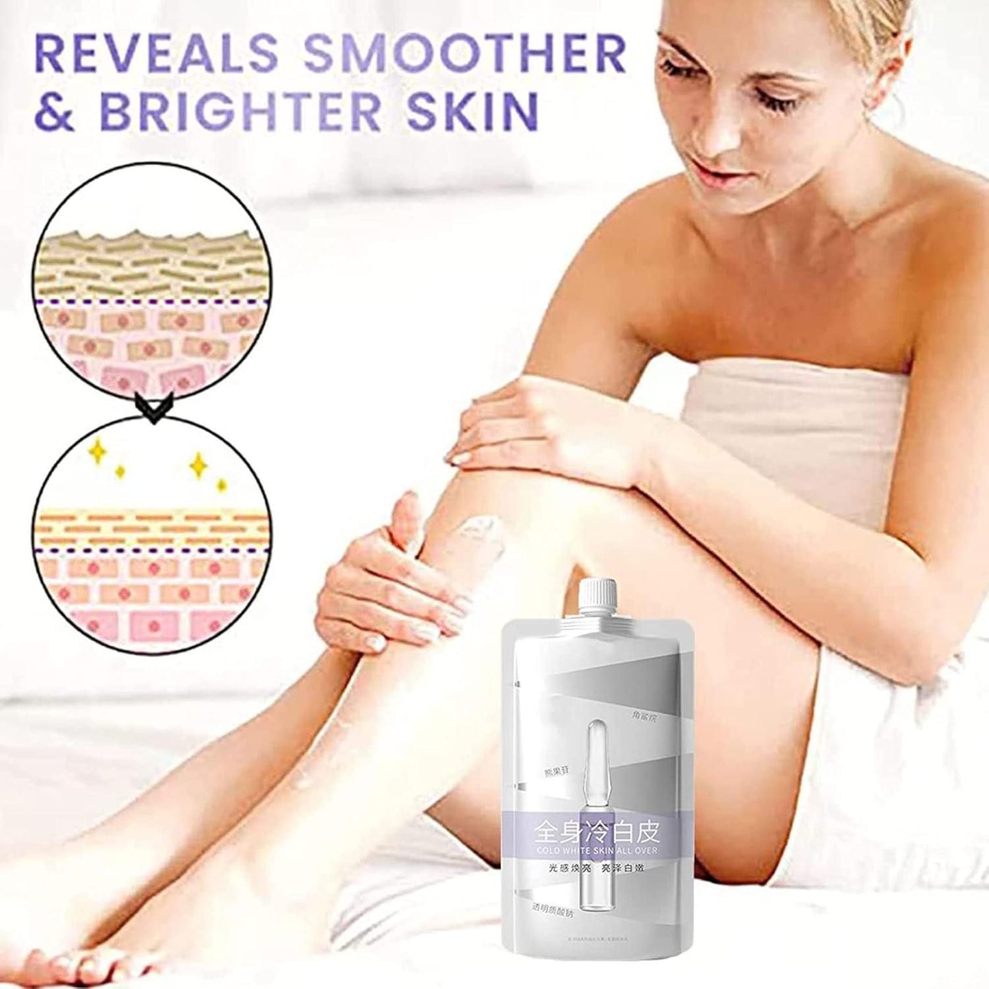 Cold White Glow – All-Over Body Cream (100g)