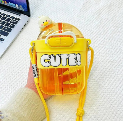 CUTE Double Sipper Bottle 700 ml