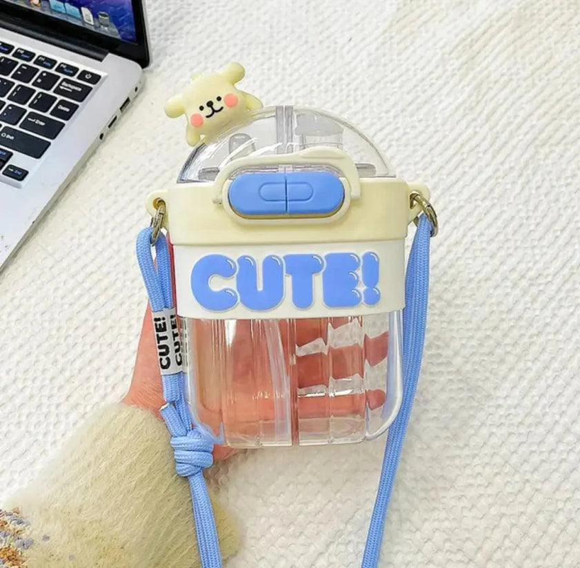 CUTE Double Sipper Bottle 700 ml