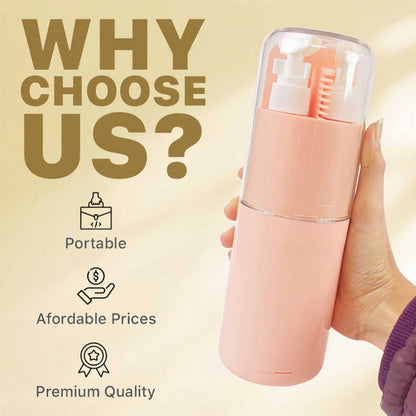 6-in-1 Travel Kit – Compact, Leak-Proof Organizer