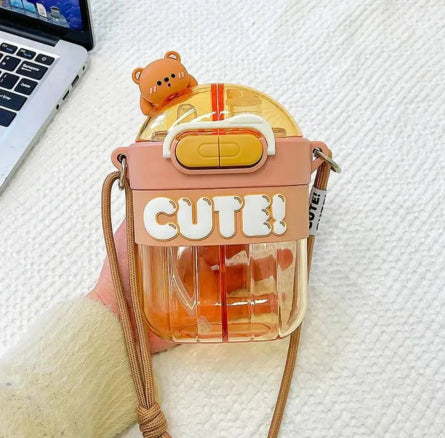 CUTE Double Sipper Bottle 700 ml