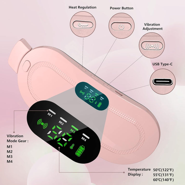 Wearable Heating Pad for Period Cramps – Instant, Drug-Free Relief!